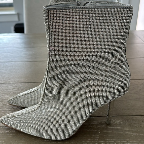 Steve Madden Elysia-R Bootie silver 8.5 M - Picture 4 of 8